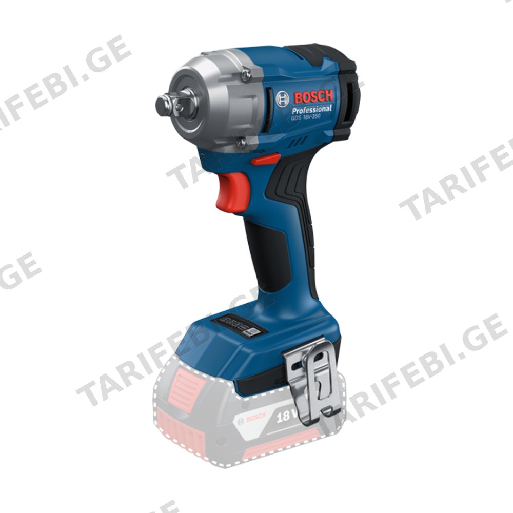 ქანჩსახრახნი დარტყმით აკუმულატორის Bosch GDS 18V-350