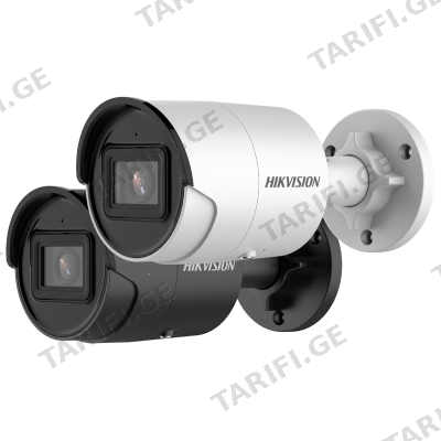 კამერა,IP,Hikvision,DS-2CD2043G2-IU,2.8mm,4mp,Bullet,Black,IR40m,AcuSense,Mic,