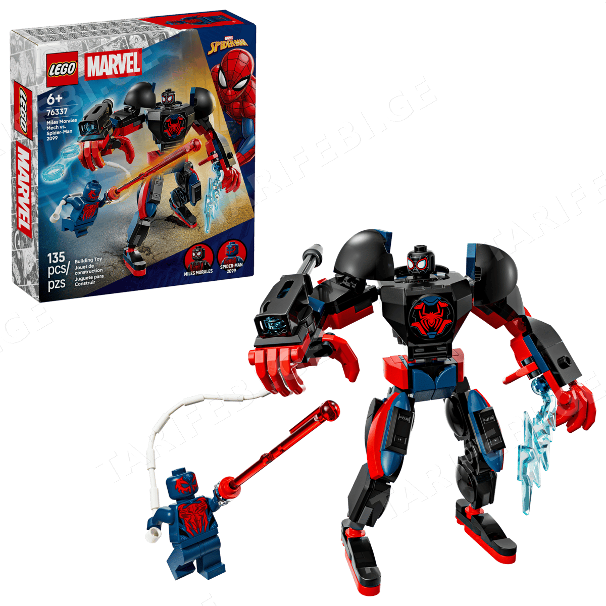 ასაწყობი კონსტრუქცია MILES MORALES MECH VS. SPIDER-MAN 2099 76337 | MARVEL