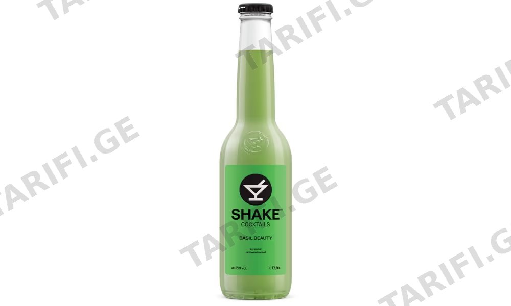კოქტეილი შეიკი ბაზილ ბიუთი (შუშა) 0.33 ლ/ Cocktail shake Basil Beauty (glass) 0.33 l