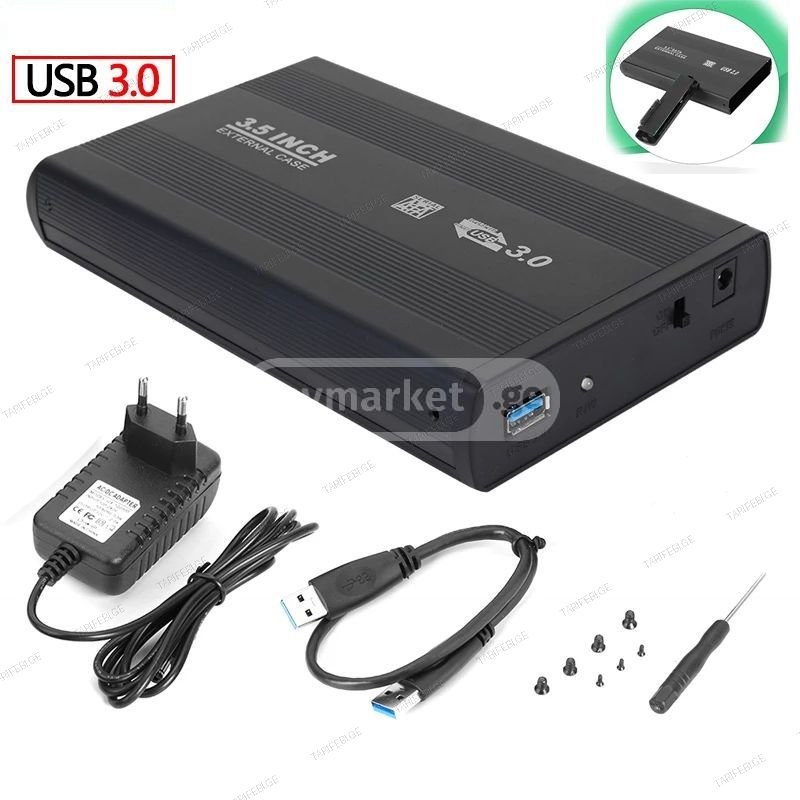 3.5 inch SATA HDD to USB 3.0 External Case Enclosure Caddy