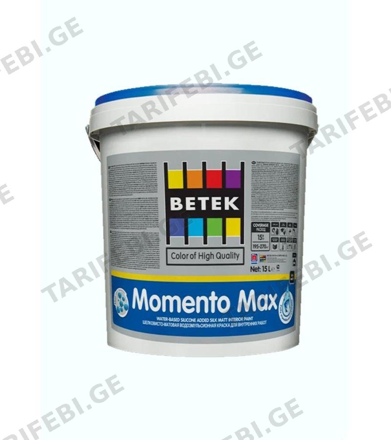 საღებავი Betek Momento MAX RG3 2.5ლტ