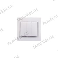 ჩამრთველი 3 ღილაკიანი განათებით iEK КВАРТА