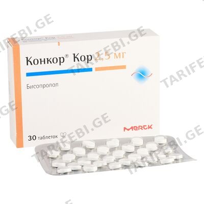 კონკორ კორ 2.5მგ #30ტ