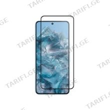 Glass Pro+ Full Screen Tempered Glass Google Pixel 8 Pro Black მობილურის ეკრანის დამცავი