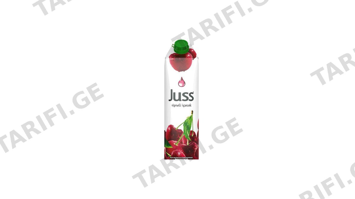 JUSS ალუბლის წვენი 1ლ