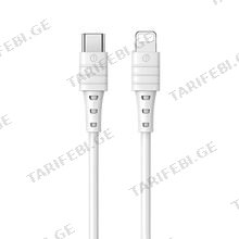 REMAX Zeron Series Fast Charging Data Cable RC-068i C-L White მობილურის კაბელი