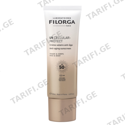 ფილორგა - UV CELL PROTECT მზისგან დამცავი SPF 50+ სახე/ტანის კრემი 125მლ