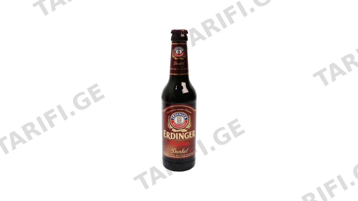 ერდინგერი მუქი ლუდი 0.33ლ