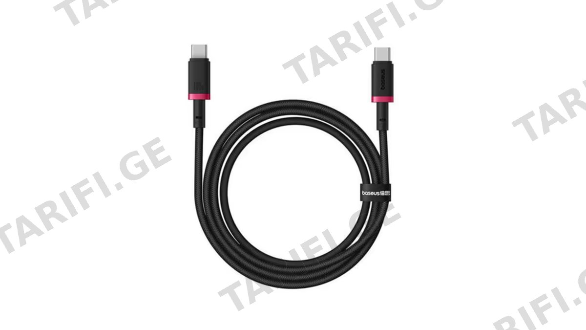 Baseus Dura Series Fast Charging Cable Type-C to Type-C 100W 1m P10377803U01-01