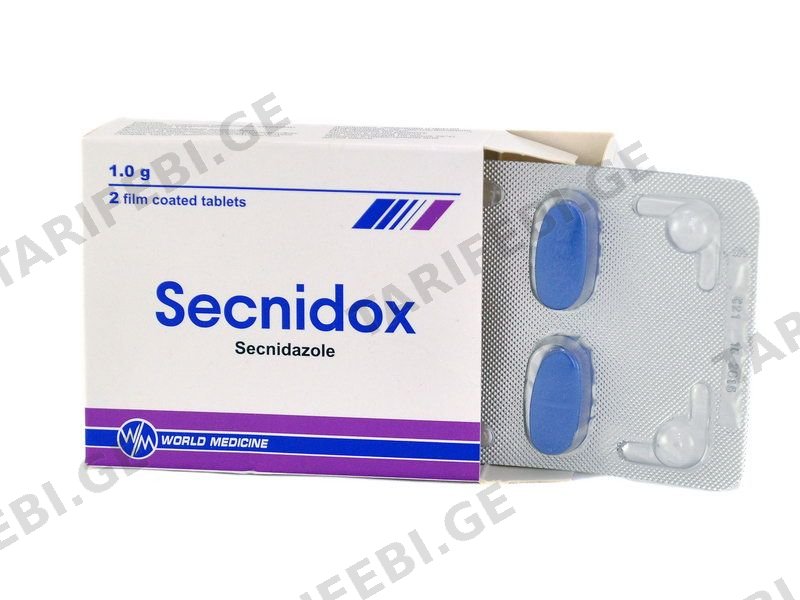 სეკნიდოქსი - Secnidox 1გ 2 ტაბლეტი