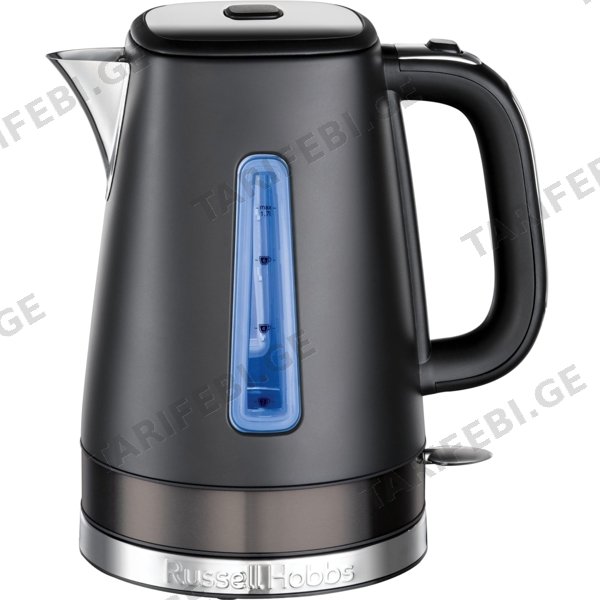 ელექტრო ჩაიდანი Russell Hobbs 26140-70, 2400W, 1.7L, Electric Kettle, Matte Black