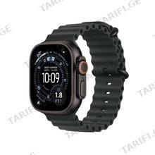 Apple Watch Ultra 3 49mm Black Titanium Case With Black Ocean Band MF0J4 სმარტ საათი