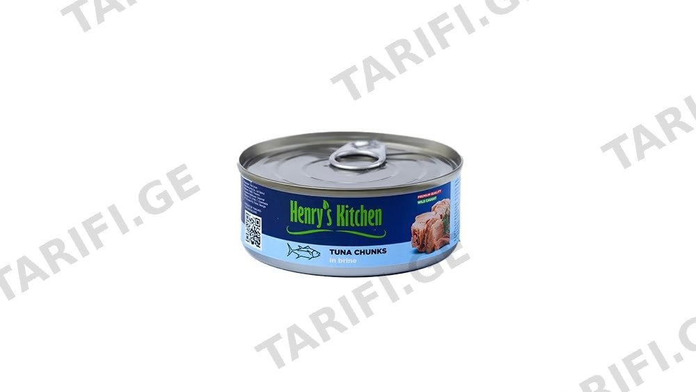 Henry's Kitchen თინუსის ფილე წყალში 100გრ