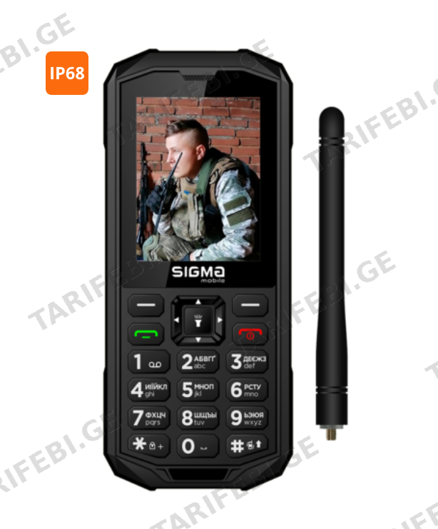 SIGMA MOBILE X-treme PA68  ''Wave" (feature phone)  Black