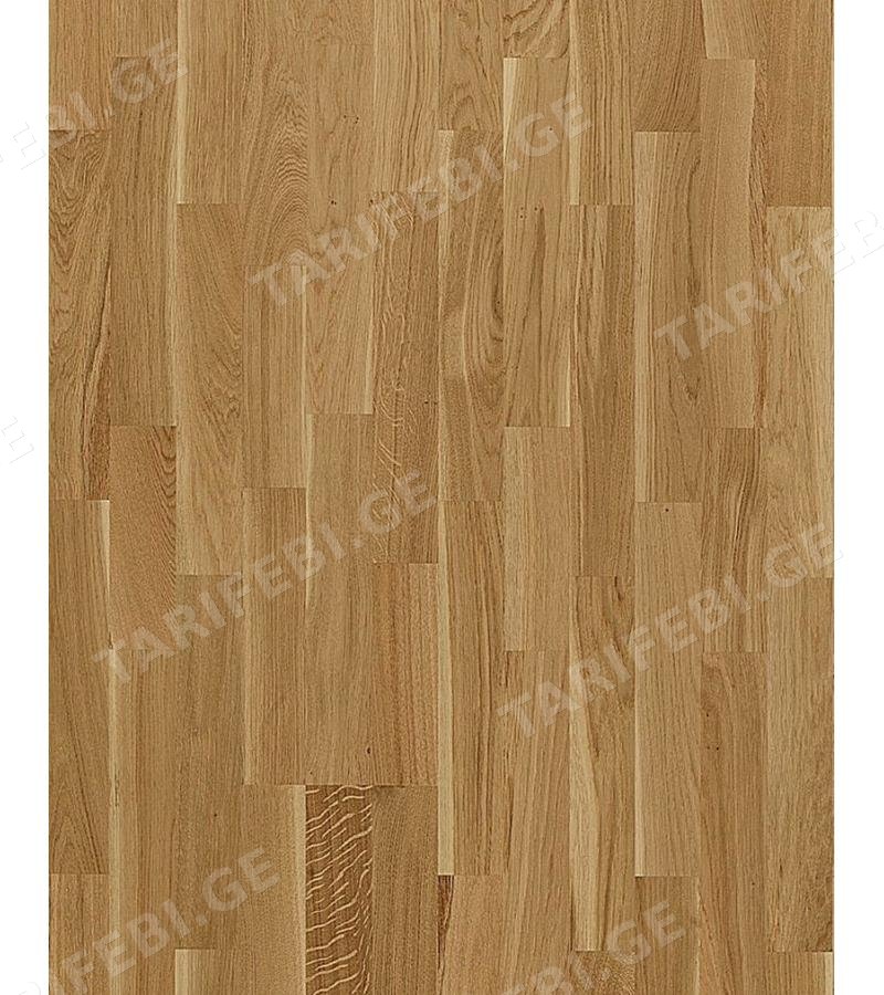 პარკეტის ფილა OAK BRIGHT MATT LOC 3S 3 შრიანი Дуб 14*188*1116მმ მწარ. KARELIA