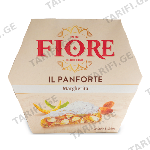 იტალიური PANFORTE მარგარიტა ყუთით / FIORE/ 340 გრ