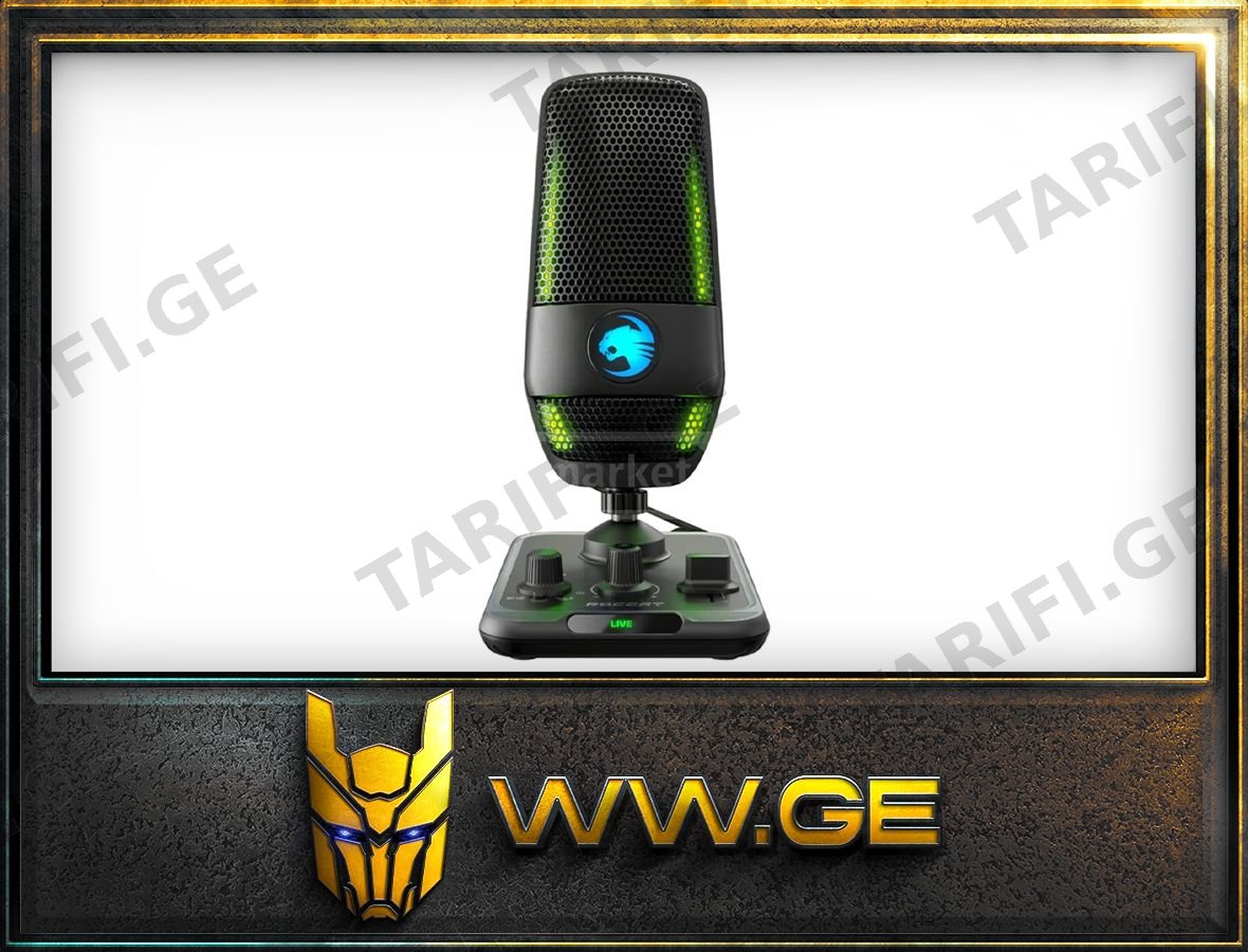 ✅ ROCCAT Torch USB Microphone, Studio-Grade Audio, PC Comput