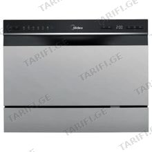 MIDEA MCFD55S460SI ვერცხლისფერი 6 პერსონაზე ჭურჭლის სარეცხი მანქანა