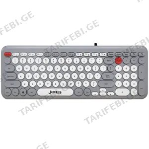 Jedel K35 Wired Slim Chocolate Keyboard Gray
