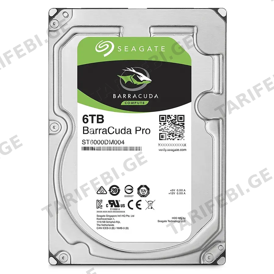 Seagate BARRACUDA ST4000DM004 4TB 3,5",Cache: 256MB, Rotation Speed: 5400 RPM