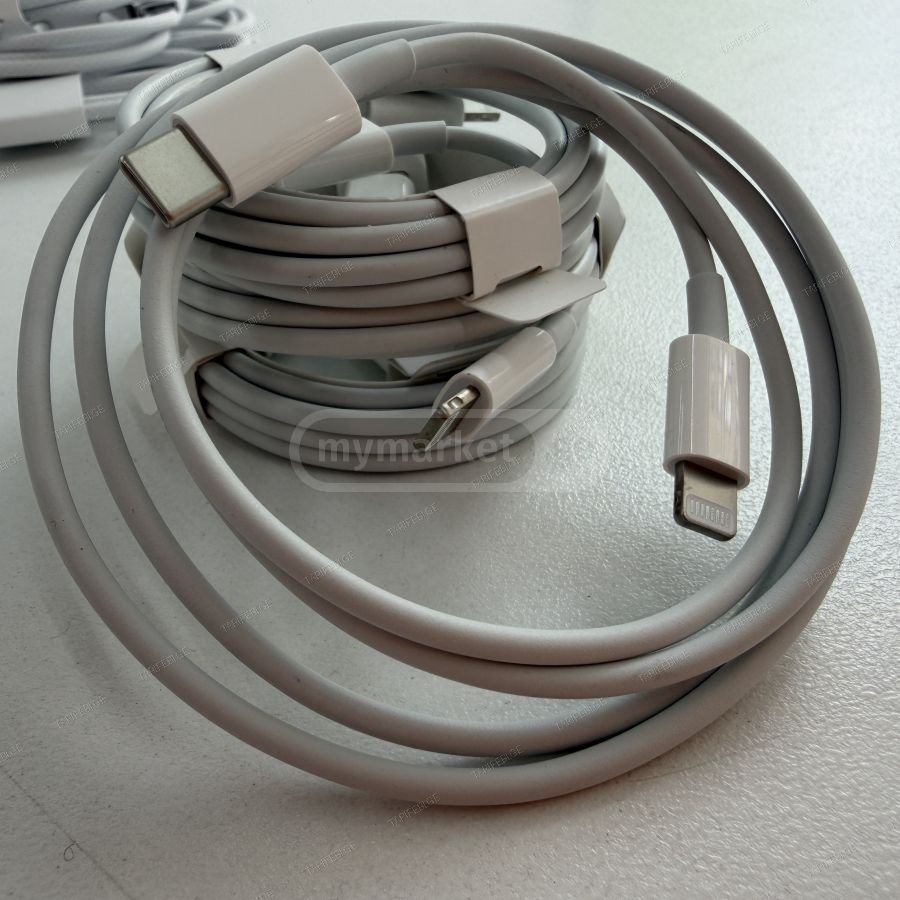 Apple USB-C to Lightning Cable 1m (MX0K2ZM/A), original 100%, from iphone boxყუთებიდან ამორებული სრულიად ახლები და ორიგინალები, შეამოწმეთ როგორც გნებავთ 100% ორიგინალია და ახალი