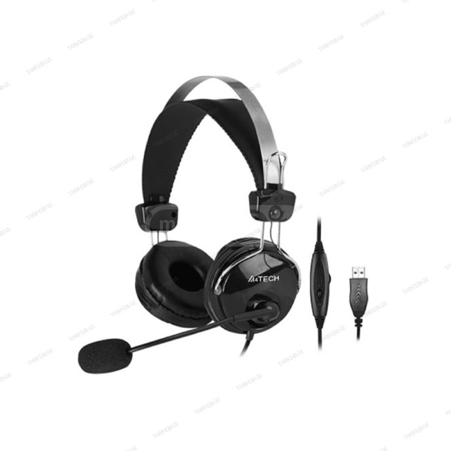 A4Tech HU-7P ComfortFit Stereo USB Headset Black
