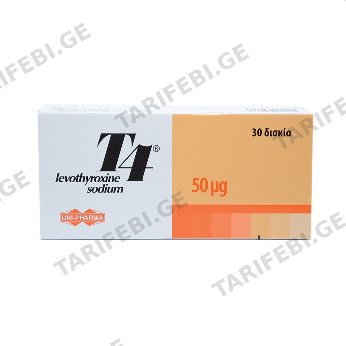 ტ4 - T4 50მკგ 30 ტაბლეტი