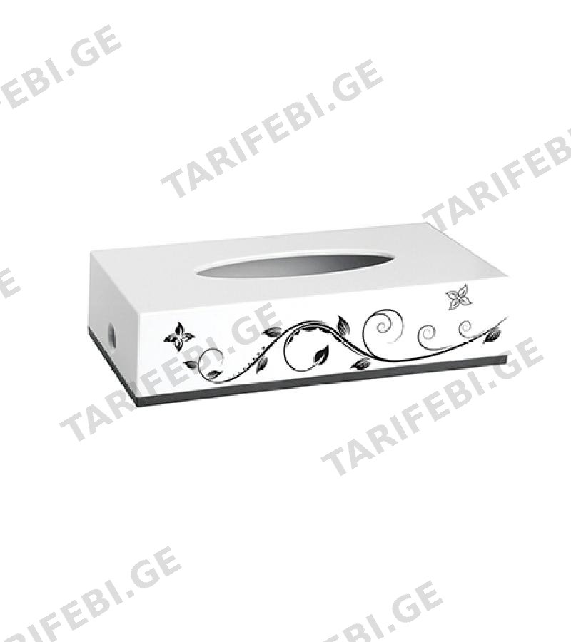 ქაღალდის ჩასაწყობი მაგიდის თეთრი Table Paper Box A052F