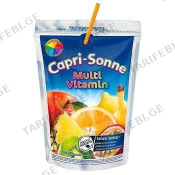 წვენი /CAPRI SUN მულტივიტამინი /0.2ლ