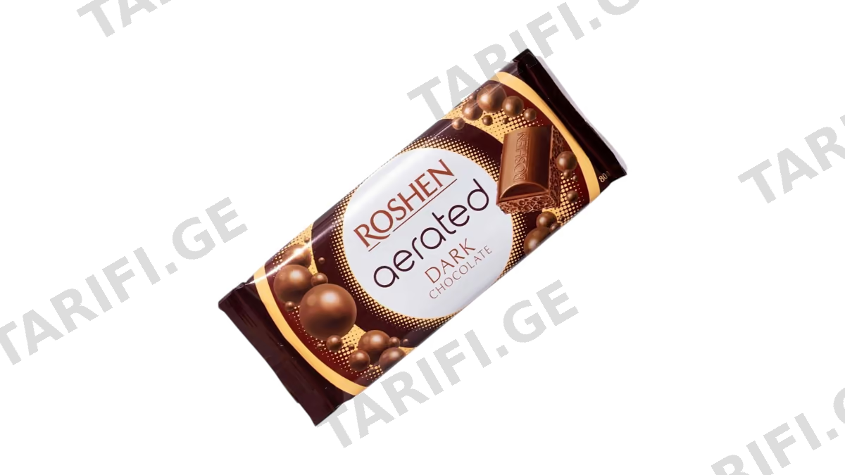 შოკოლადი Roshen ფოროვანი ექსტრაშავი 80 გრ