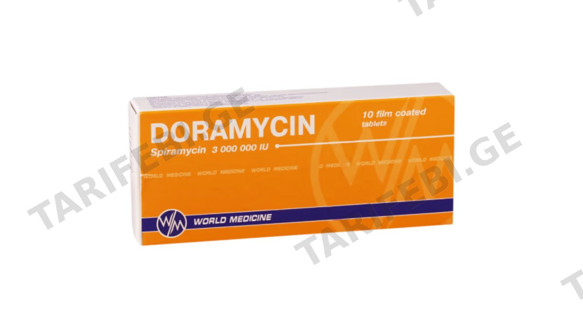 დორამიცინი ტაბ. 3000000სე.N10