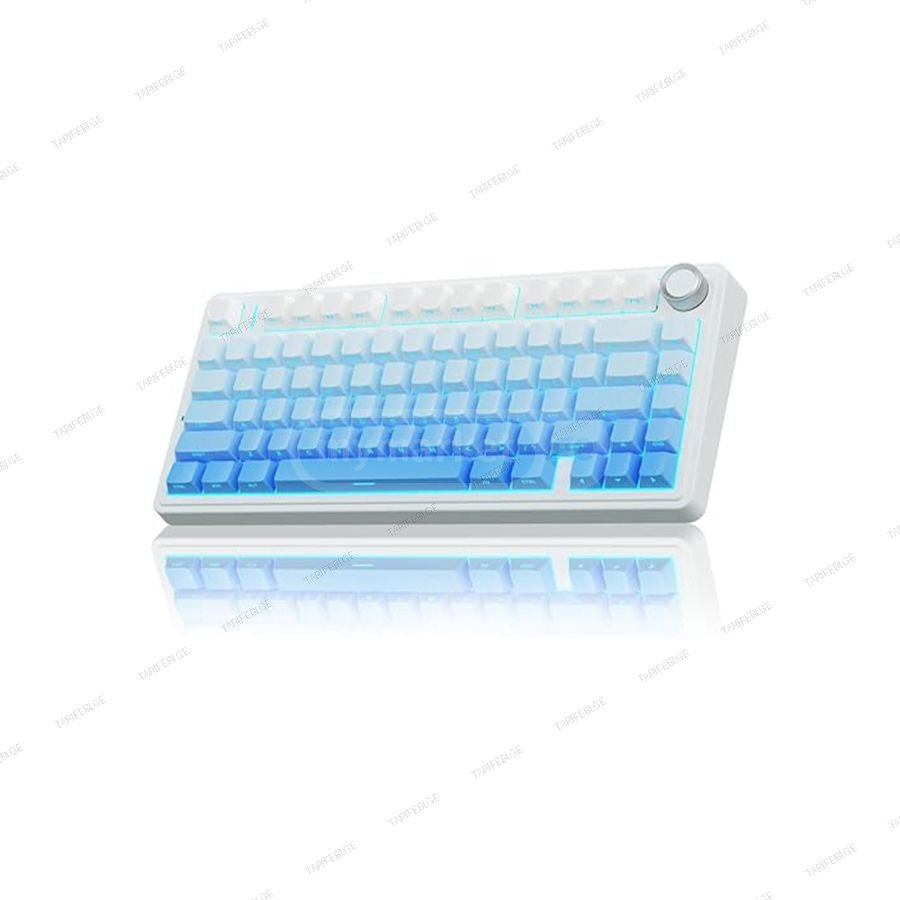 AULA F75 Pro Wired Mechanical RGB Star Vector Switch Glacier