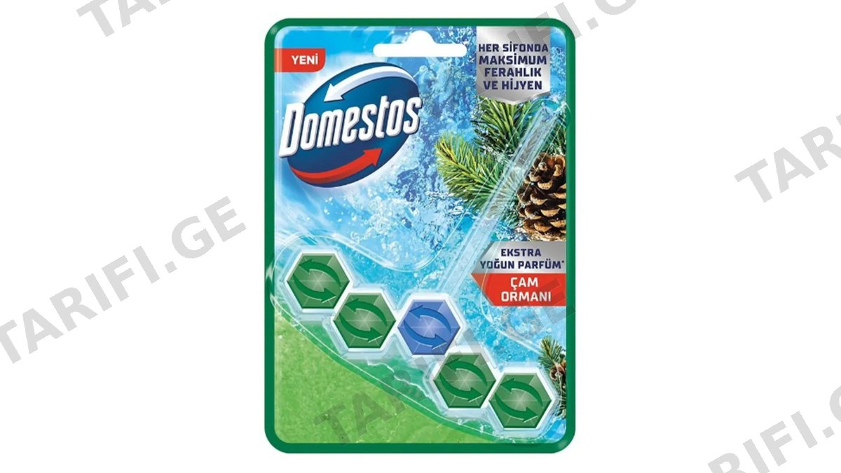DOMESTOS უნიტაზში ჩასაკიდი ფიჭვი 55 გრ (დომესტოსი)