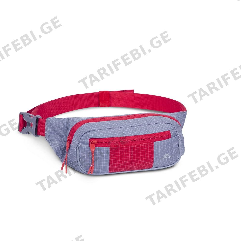 ჩანთები Rivacase 5215 grey/red