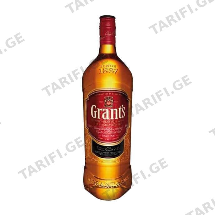 ვისკი / გრანტსი 43% / 1ლ