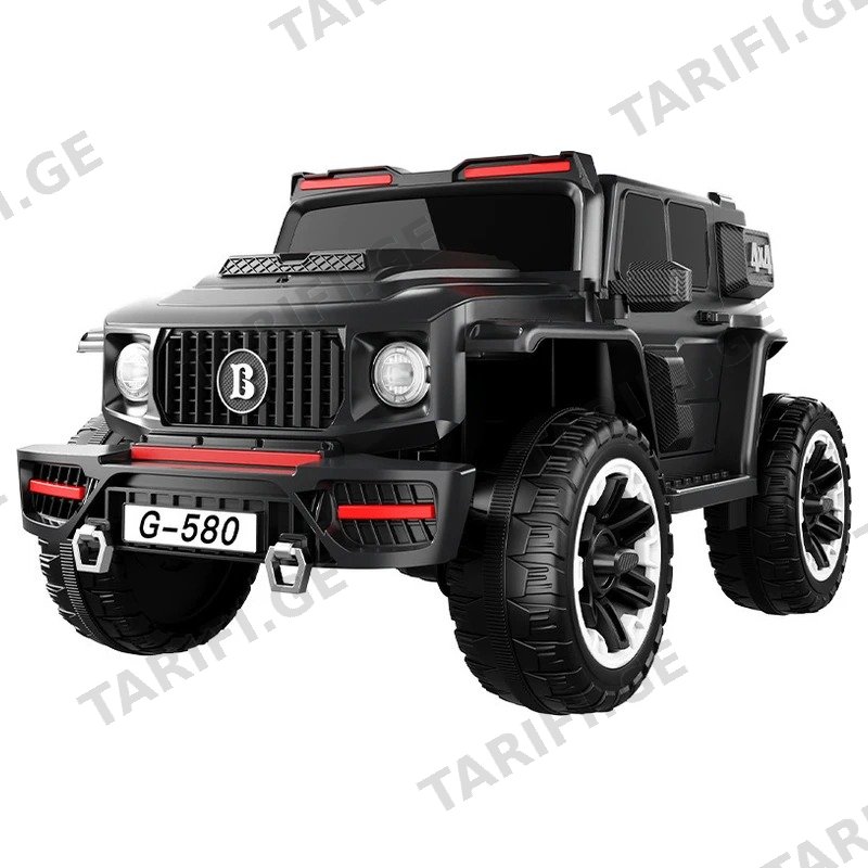 საბავშვო ელექტრო მანქანა MERCEDES G-580-B 4X4, 12V
