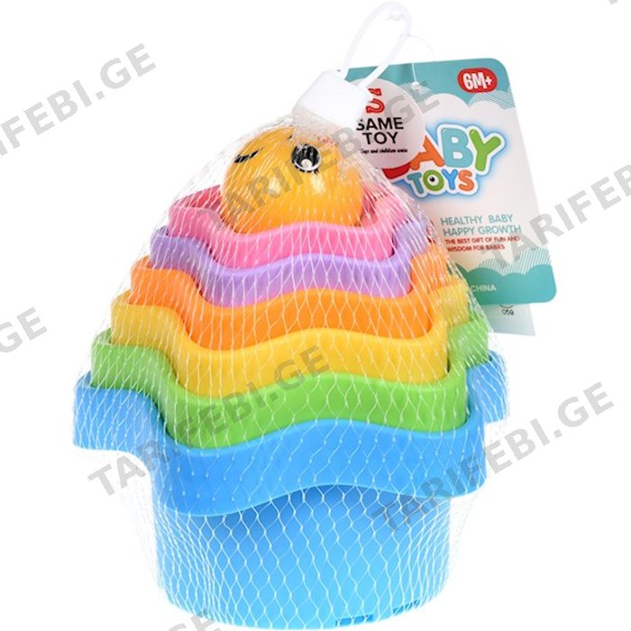 ქვიშის სათამაშო ფორმები SAME TOY HEXAGON TOY CUP 617-15Ut