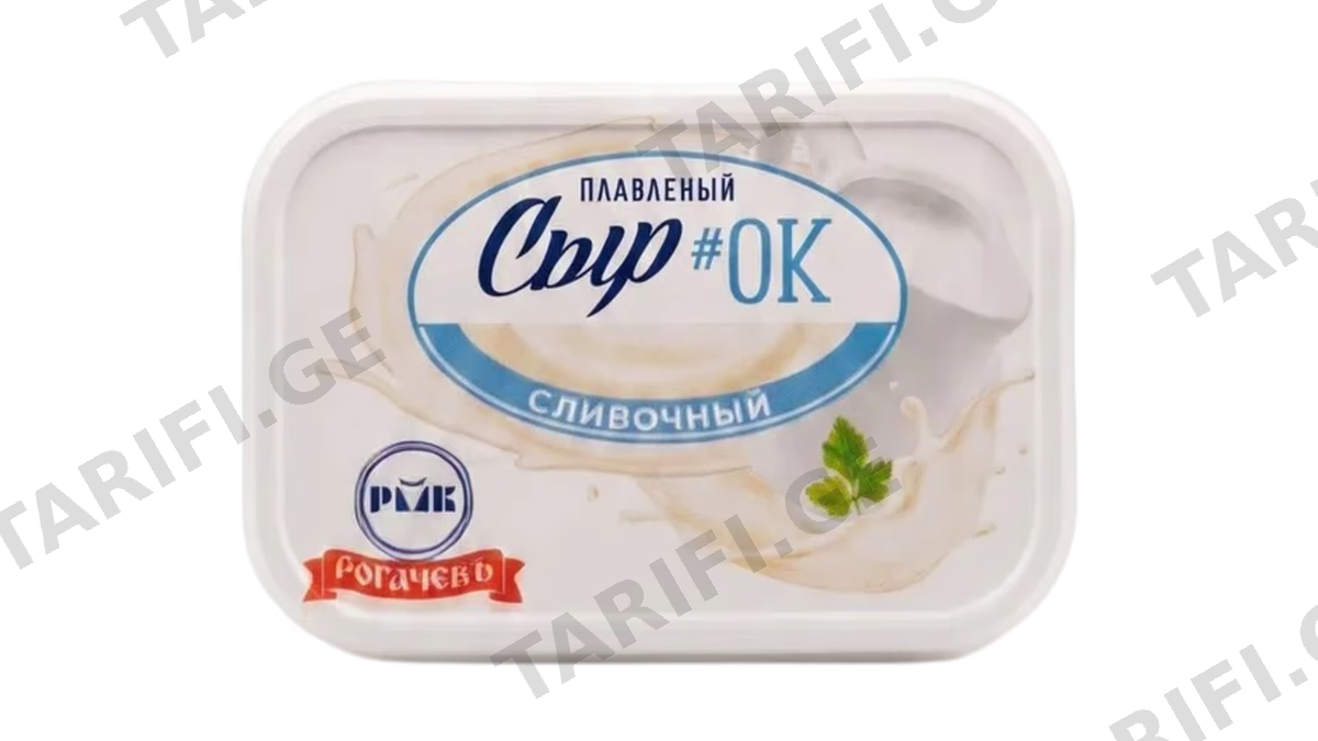 მდნარი ყველი "როგაჩევი" ნაღების 40% 170გ