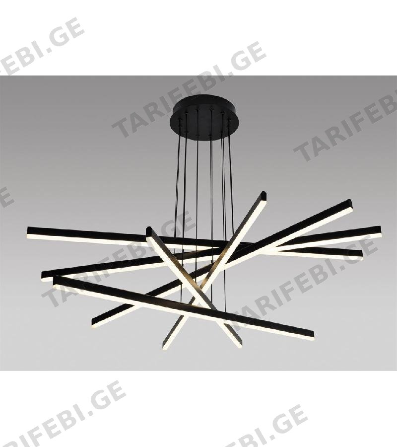 ჭაღი LED #0027-6H / black