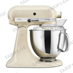 კომბაინი KitchenAid Artisan 4.8L 5KSM175PS Almond Cream