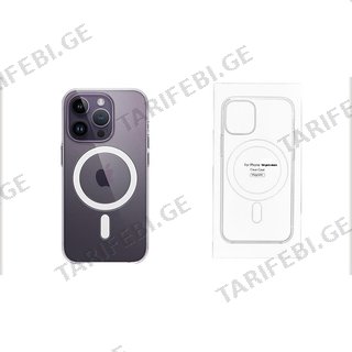 Iphone 14 Pro Max Magsafe Case Გამჭვირვალე Ქეისი