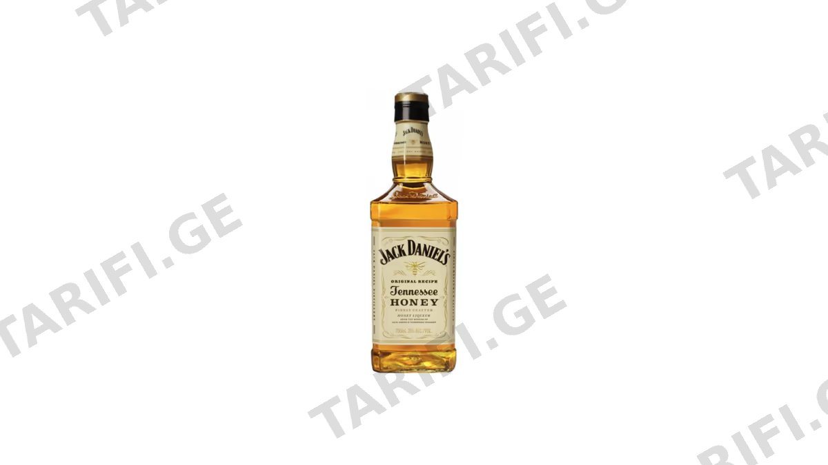 JACK DANIELS თაფლის ლიქიორი 35% 0.5ლ