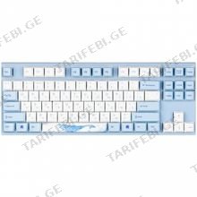 Varmilo keyboard VEM87 Sea Melody EC V2 Rose Multicolor მექანიკური Gaming კლავიატურა