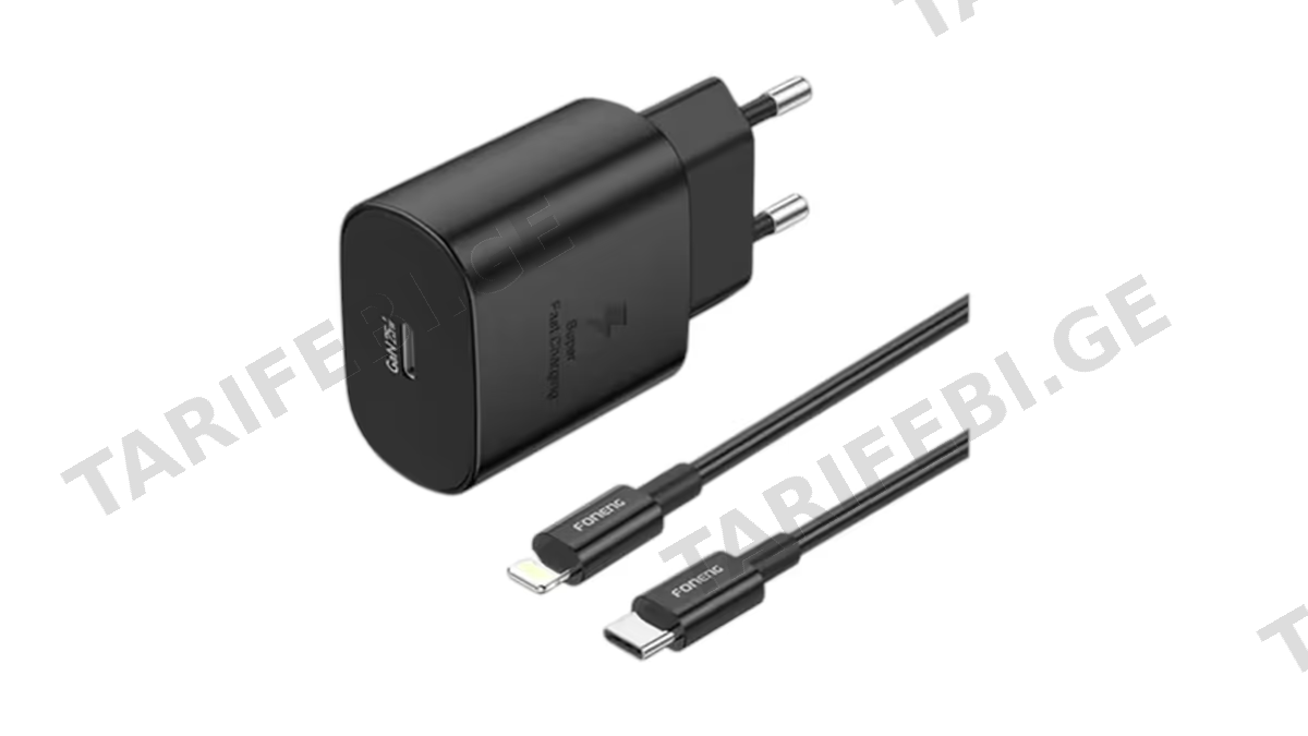 Foneng EU51 25W USB-C ADAPTER + cable lightning (1649)