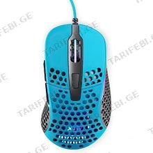 XTRFY M4 RGB USB MIAMI BLUE სადენიანი მაუსი