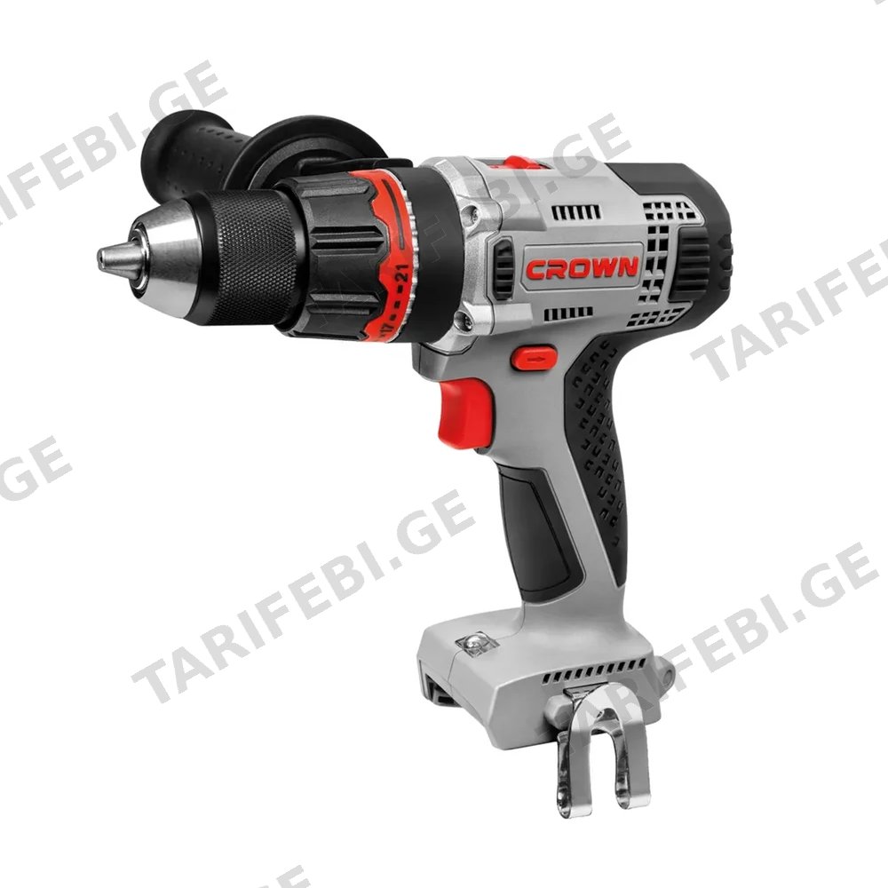 სჭვალსახრახნი Crown CT21076HMX 20V აკუმულატორის გარეშე