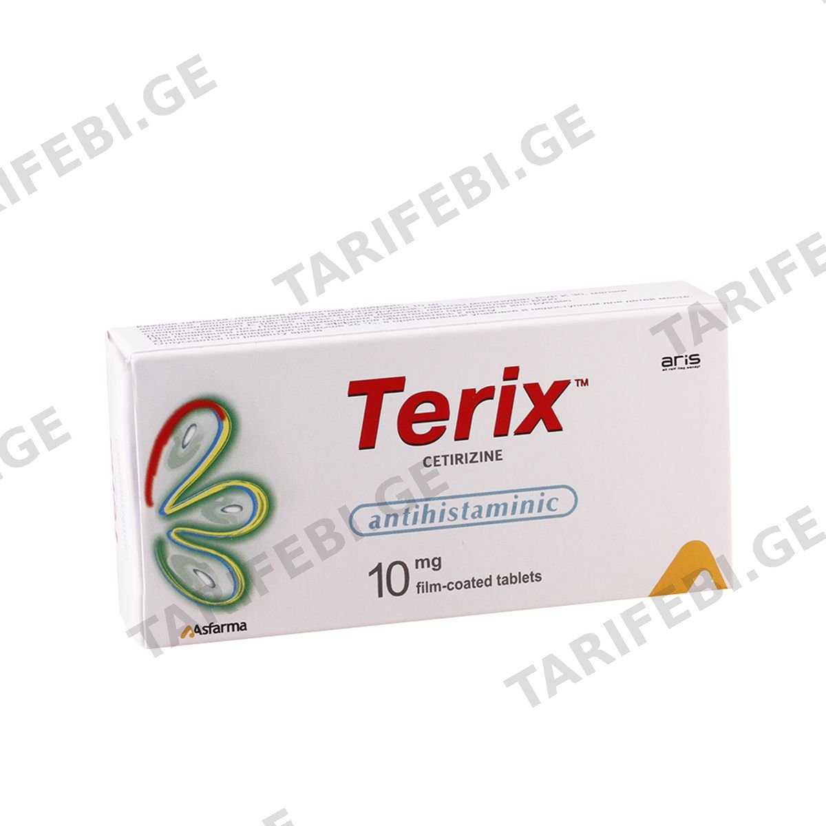 ტერიქსი - Terix 10მგ 10 ტაბლეტი