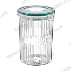 კონტეინერი საწურით Irak Plastik Fresh box LC-470 1.5 ლ