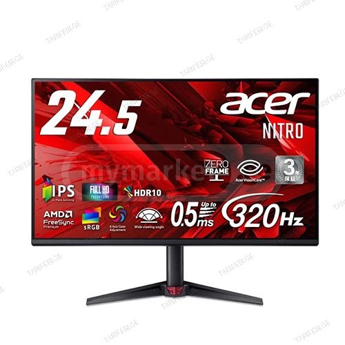მონიტორი Acer Nitro VG250QF3bmiipx 24.5" IPS 0.5ms 320Hz